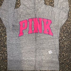 Victoria Secret Pink zip up hoodie and joggers set